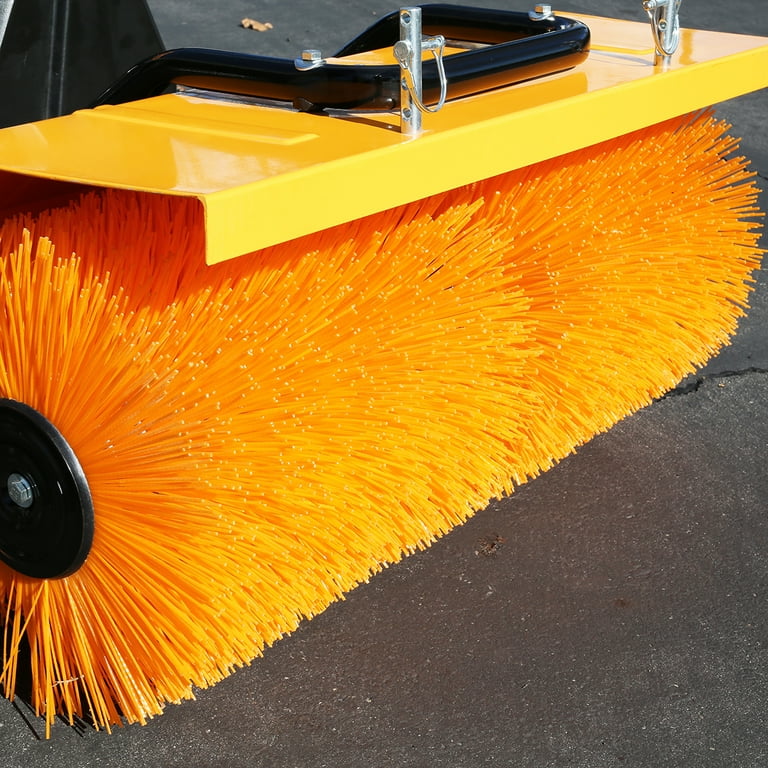 XtremepowerUS 43 cc 24 in. Portable Gas Metal Power Brush Snow Sweeper  82101-H - The Home Depot