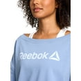 thumbnail image 4 of Reebok Women's Studio Off the Shoulder Sweatshirt, Sizes XS-XXXL, 4 of 5