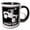 Black/White, variant on 3drose, Wheelin Dude Black Sign 1, 11oz Two-tone Black Mug