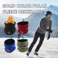 thumbnail image 2 of Winter Neck Gaiter Warmer, Windproof Thermal Fleece Neck Protector for Cycling & Outdoor Sports, Soft Velvet Fabric, Adjustable Single Loop Design, Comfortable Fit, 2 of 8