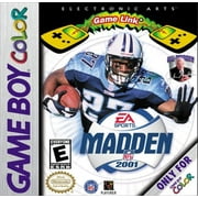 Madden 2001 Football Game Boy Color