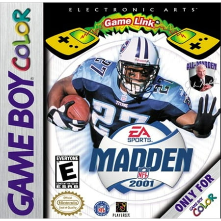 Madden 2001 Football Game Boy Color