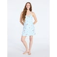thumbnail image 3 of Joyspun Women’s Dreamy Soft Collection Lace Front Knit Chemise, Sizes XS to 3X, 3 of 5