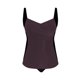 thumbnail image 5 of Conjunto de Bikini de Cintura Alta para las Mujeres Color Sólido Correa sin Espalda Dos Piezas, Bloque de Color Fuera Del Hombro Tanjini Traje de Baño, 5 of 7