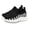B Black, variant on Girl Sneakers Girls Heart Print Breathable Mesh on Sneakers Lightweight Casual Shoes Non Soft Sole Sports Footwear for Kids Black 4 Years-4.5 Years