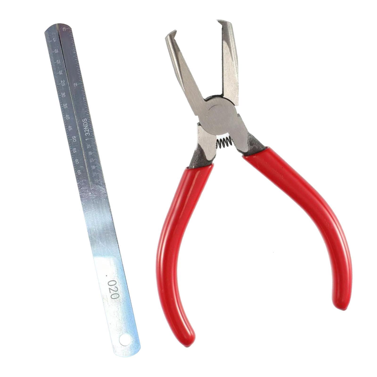 LeeQinersw Fret Removal Pliers, Practical Flat-head Accessories, Fret Wire Pliers, Luthier's Tool for Electric, Acoustic, And Bass Guitars.