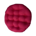 thumbnail image 2 of Cojín de asiento de 24 x 24 pulgadas, almohadillas para silla, cojín para asiento de patio para cesta colgante Rojo oscuro, 2 of 9