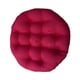 thumbnail image 2 of Cojín de exterior de 60 x 60 cm, cojines para sillas de jardín, cojines para sillas de mimbre con forma de huevo. Rojo oscuro, 2 of 9