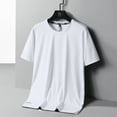 thumbnail image 4 of Men's Summer Loose Breathable Ice Silk Quick Drying Short Sleeve T-shirt, 4 of 9