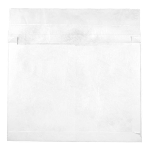 JAM Tyvek Expandable Booklet Envelopes with Peel & Seal Closure, 10 x