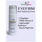 EYEFIRM Multi-Peptide Eye Cream with 5 Peptides + THDA Vitamin C, Firming & Smoothing Eye Cream, 0.5 oz