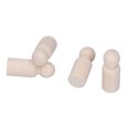 thumbnail image 4 of Peg People, Figuras De Formas De Madera Natural Pintura 10 Piezas Juego De Clavijas De Muñecas De Madera Sin Terminar Para Manualidades De Bricolaje Para Artes De Bricolaje ANGGREK Otros, 4 of 8