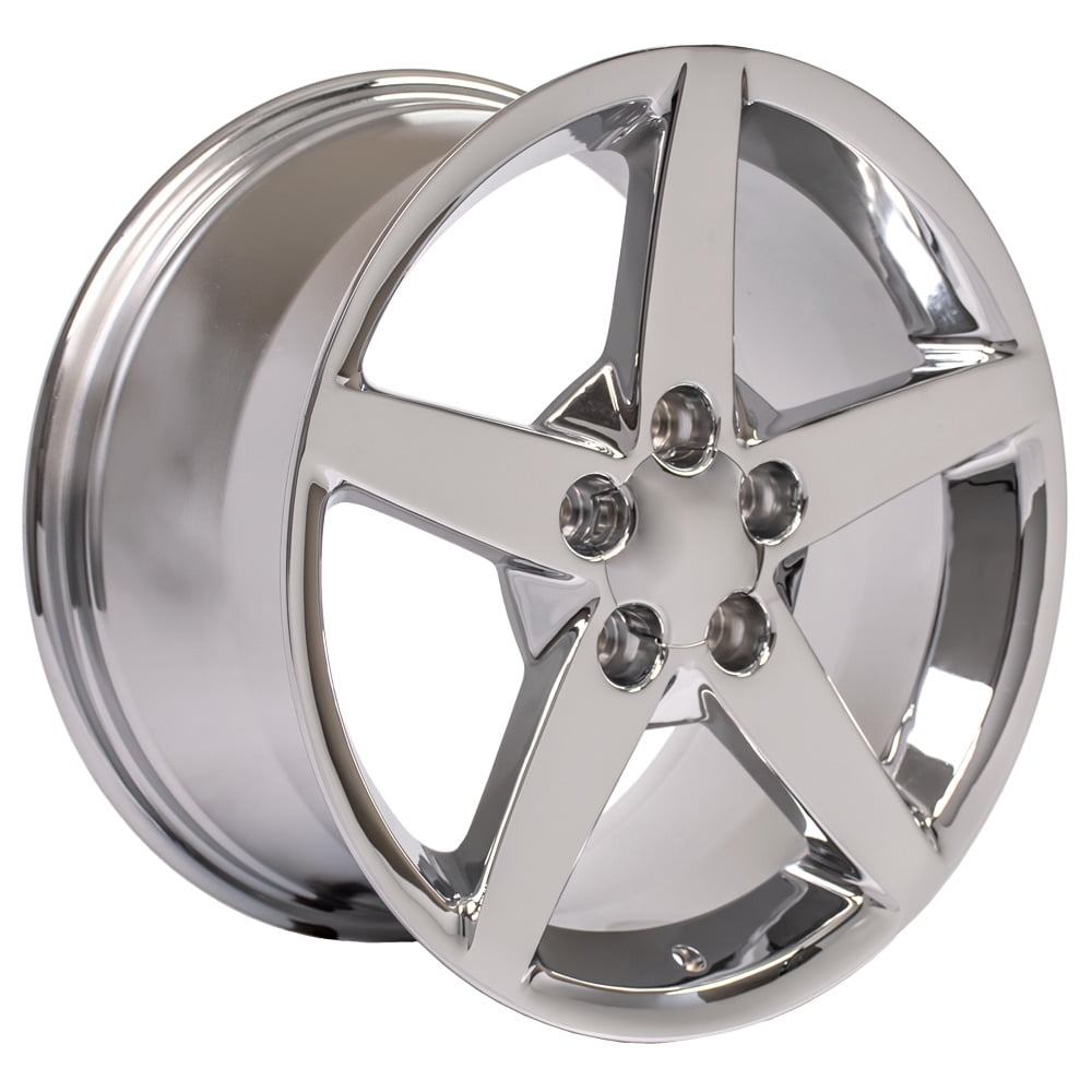 OE Wheels 19 Inch Fits Chevy Corvette C6 Style CV06B Chrome 19x10 Rim