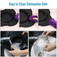 thumbnail image 5 of Cuenco doble antideslizante para perros con tapete de silicona, comedero para agua y comida de acero inoxidable duradero, cuencos para beber y alimentar mascotas para perros y gatos, 5 of 5