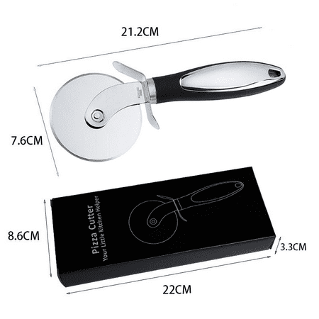 

MONSTRUNO Pizza Cutter Wheel- Pizza Cutter Wheel with Protective Blade Guard Super sharp Quality Stainless Steel Easy to Clean