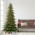 Puleo International 7.5 ft. PreLit Slim Aspen Fir Artificial Christmas