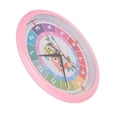 thumbnail image 4 of Cartoon Colorful Wall Clock Plastic Quartz Time Learning Clock for Kid's Bedroom Classroom, 4 of 7