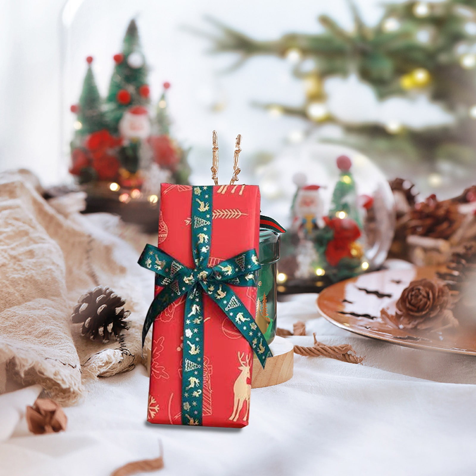 TopLLC Christmas Decorations Folded Christmas Wrapping Paper For