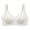 White, variant on GIRLQUEEN Everyday Wireless Plus-Size Bras for Women, Full Coverage Soft Sleep Bra, Comfort Seamless Support Bra