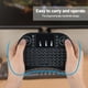 thumbnail image 1 of Mini Teclado Teclado Qwerty Teclado Led Teclado Táctil 2.4GHz Mini Teclado Inalámbrico Air Mouse Handheld Touchpad Retroiluminación LED Teclado QWERTY, 1 of 8