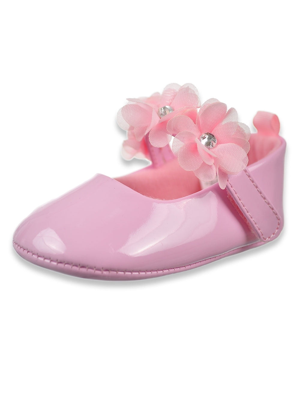 Stepping Stones Baby Girls' Mary Jane Booties - light pink, 3 - 6 months  (Newborn) 