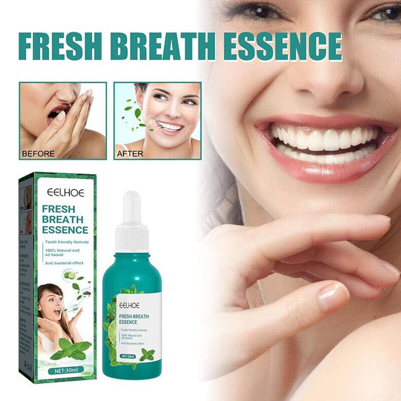 Bad Breath Removing Drops - Fresh Breath Professional Formula Oral Care  Essence 30ml