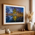 thumbnail image 4 of Reflecting Harbor East - Baltimore Maryland Photography Oak Framed Wall Art Print 20 x 30 inches, 4 of 6