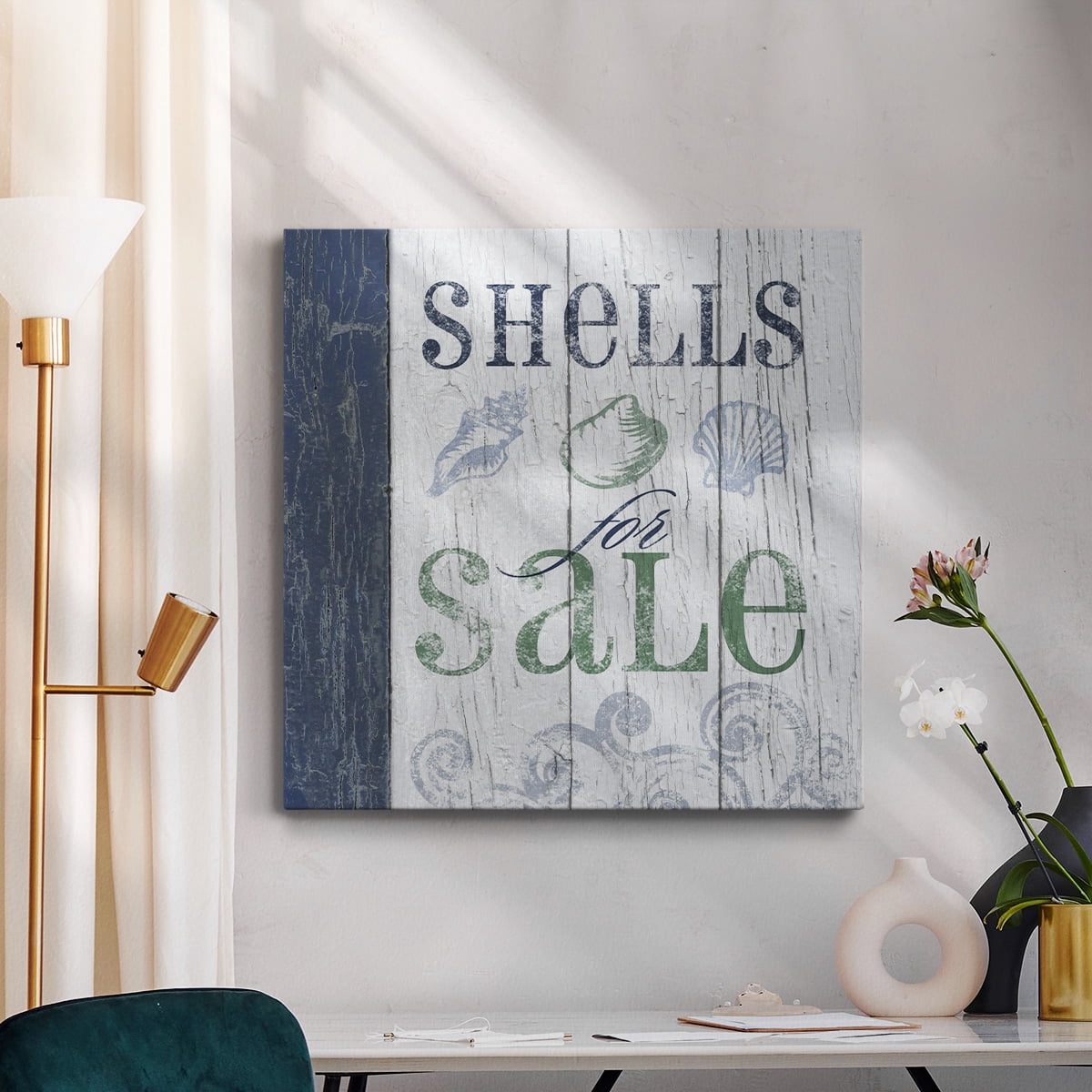 Wexford Home Beach Sign II-Premium Gallery Wrapped Canvas, 24" x 24" - Ready to Hang