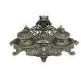 thumbnail image 3 of Zeckos 7 inch Diameter Pewter Finish Inkwell, 3 of 3