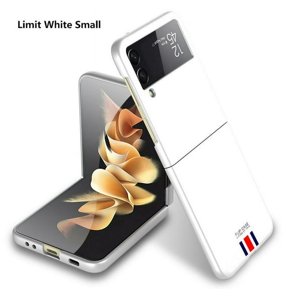 Case Compatible with Samsung Galaxy Z Flip 3 Ultra Thin Shockproof Folding Case for Z Flip 3-White