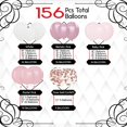 thumbnail image 2 of Kit de arco de globos A Archloon de 156 piezas, rosa y blanco, látex, 2 of 5