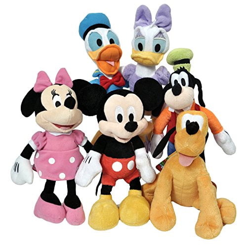 Disney Disney 11" Plush Mickey Minnie Mouse Donald Daisy
