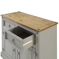 thumbnail image 4 of OS Home and Office Furniture Cottage Series Wood Buffet Sideboard in Corona Gray, 4 of 7