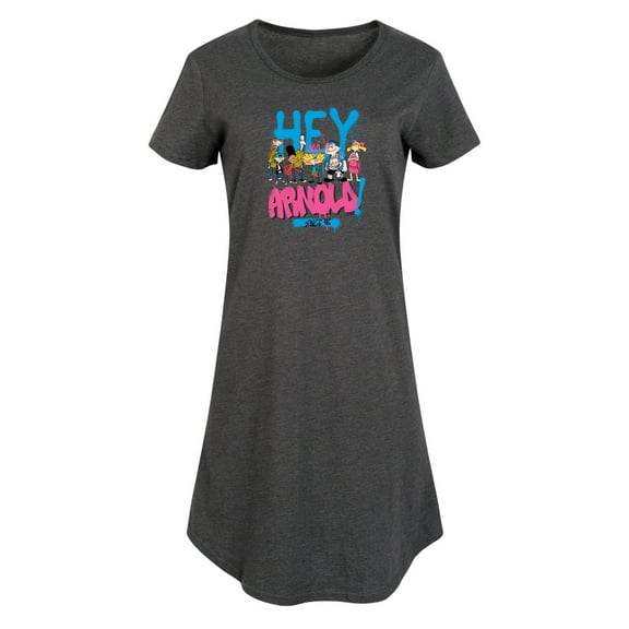 Hey Arnold! - Arnold Spray Paint 96 - Women's Any Way Dress
