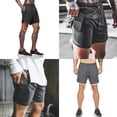 thumbnail image 1 of US Mens Elasticated Waist Jogging Shorts Gym Workout Shorts Fitness Shorts, 1 of 12