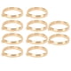 thumbnail image 2 of 10 Marcos De Aro Hueco Para Hacer Joyería DIY Con Brillos, Cuentas, Colgantes Para Aretes, Pulseras Y Llaveros, 2 of 7