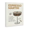 thumbnail image 4 of Stupell Industries Espresso Martini Recipe Food & Beverage Painting Wrapped Canvas Art Print Wall Art, 36 x 48, 4 of 8