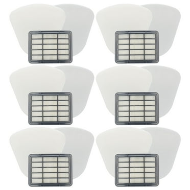 6 Pack Foam Felt and HEPA Replacement Filters for Shark Navigator Lift Away NV350-370 XFF350 XHF350
