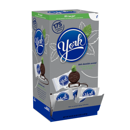 York, Dark Chocolate Covered Peppermint Patties, 5.4