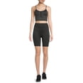 thumbnail image 2 of Avia Women's Seamless Ribbed Bike Shorts, 2 of 5