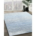 thumbnail image 2 of Ahgly Company Indoor Round Contemporary Pale Blue Abstract Area Rugs, 8' Round, 2 of 6