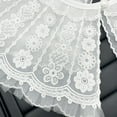 thumbnail image 4 of Lace Floral Collar Elegant Sweet Girls Blouse Collar Detachable for Lady Delicate Embroidery Collar Floral Pattern, 4 of 9