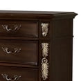 thumbnail image 4 of 66.75 Inches 11 Drawer Dresser with Carved Details Brown, 4 of 6