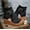 Black, variant on Babysbule Womens Sandals, Summer Fashion High-top Wedge Sandals Thick-soled Fish Mouth Roman Sandals