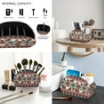 thumbnail image 6 of ZIATUBLES American Tribal Ethnic Pattern Office Chair Cover with Armrest Covers, 5 Compartments Remote Control Holder and PU Leather Tissue Box Cover, 5 Piece Home Office Decor Accessories Set, L, 6 of 7