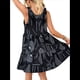 thumbnail image 3 of Vestido Corto Plisado Sin Mangas Informal de Verano para Mujer Negro M, 3 of 7