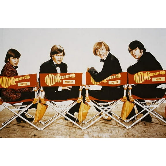 The Monkees Davy Jones Mickey Dolenz Group 24x36 Poster
