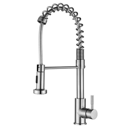 Primart M13029 Brushed Nickel Pull Out Sprayer Single Handle Kitchen Primart M13029 Brushed Nickel Pull Out Sprayer Single Handle Kitchen Faucet Lever Sink