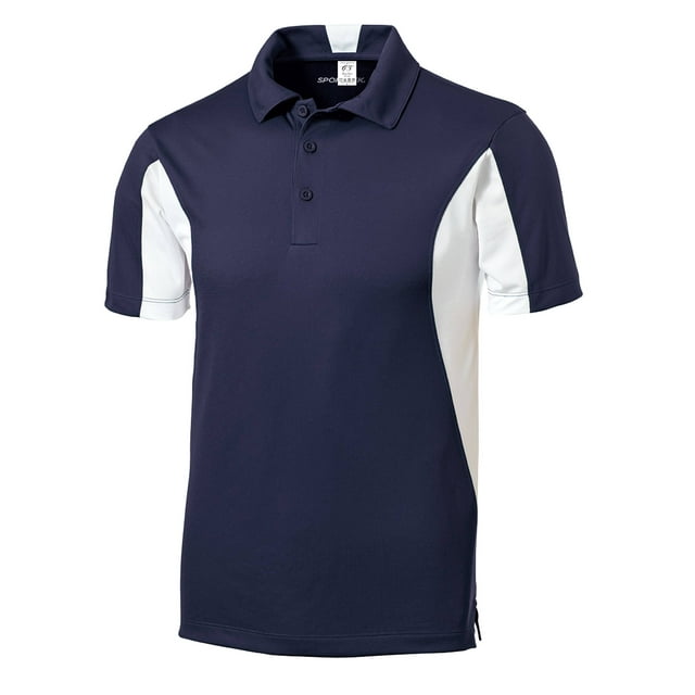Gravity Threads Micropique Sport Athletic Polo - True Navy/White - Medium