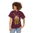 thumbnail image 3 of Unisex Heavy Cotton Tee Christmas Ginger Coffee, 3 of 10